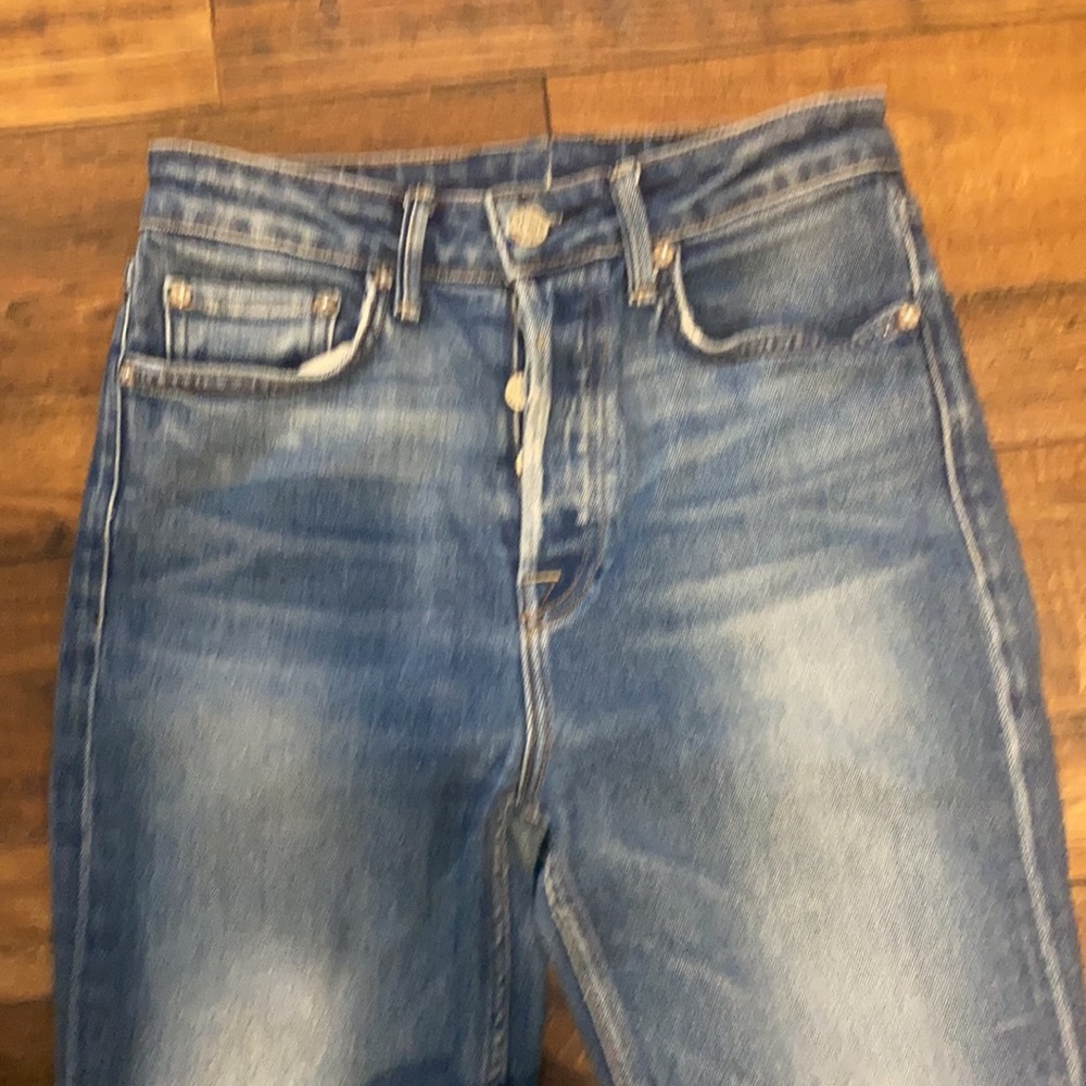 NOEND Buttonfly High Rise Jeans - Picture 2 of 3